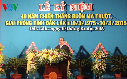 Ceremony marks 40th anniversary of Buon Ma Thuot victory - ảnh 2